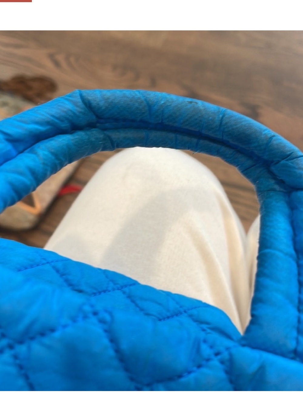 MZ Wallace Bright Blue Quilted Mini Tote - Picture 4 of 5